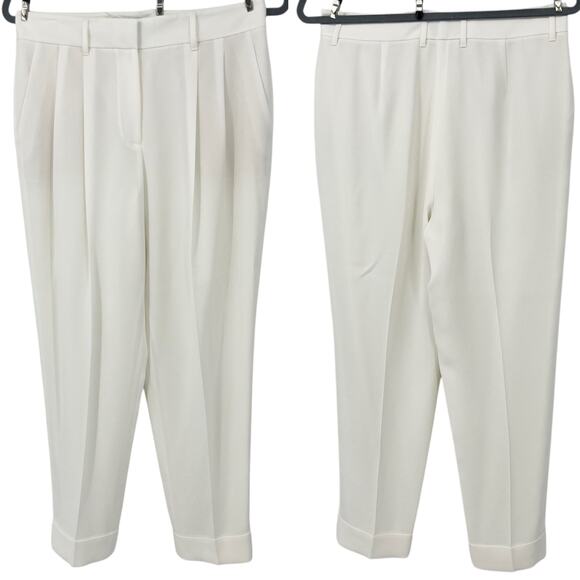 LAFAYETTE 148 NEW YORK Dress Pants Cloud Pleated Lined Lightweight Size 14 NEW - Picture 2 of 15